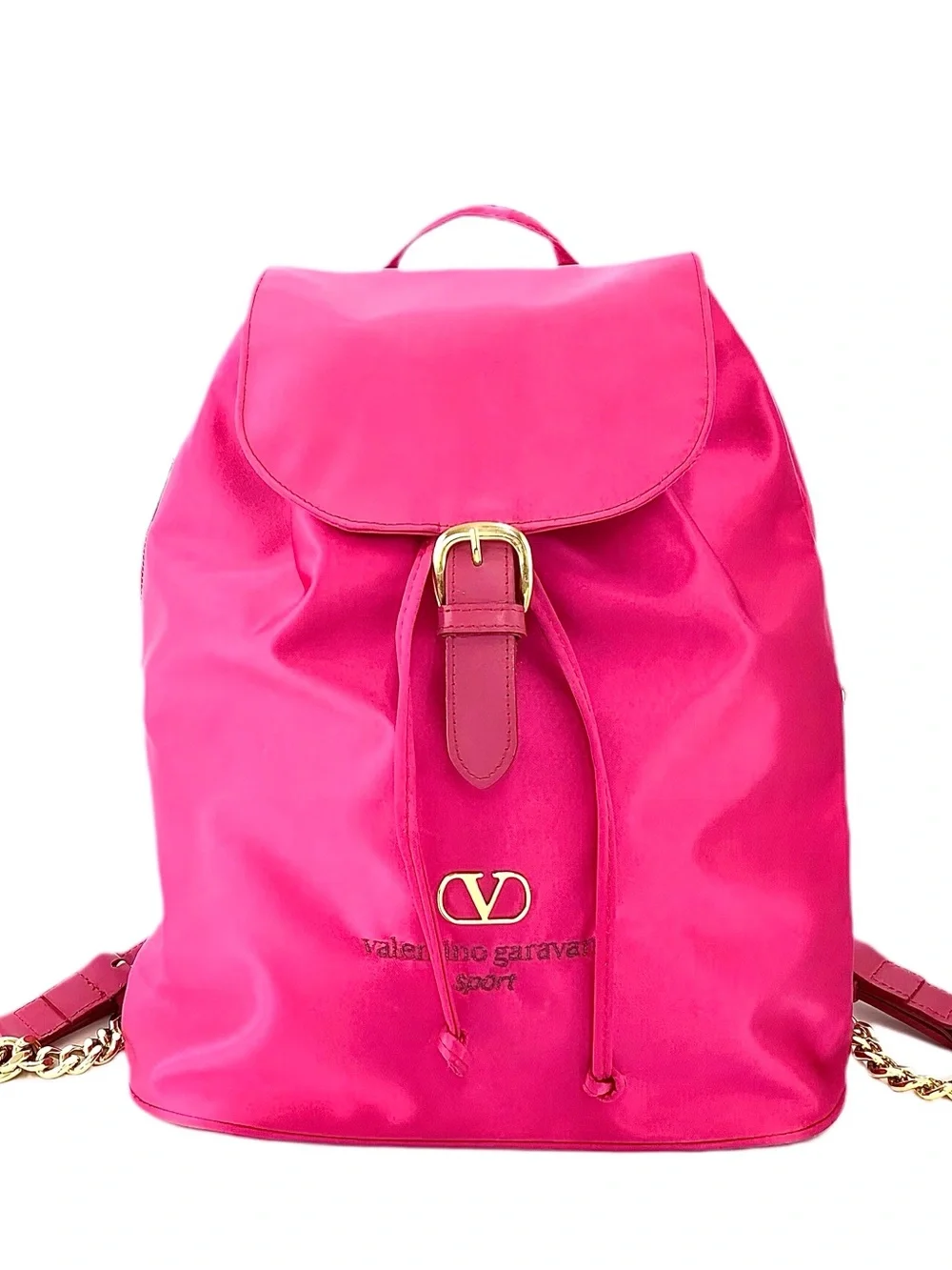 VALENTINO GARVANI SPORT PINK NYLON BACKPACK